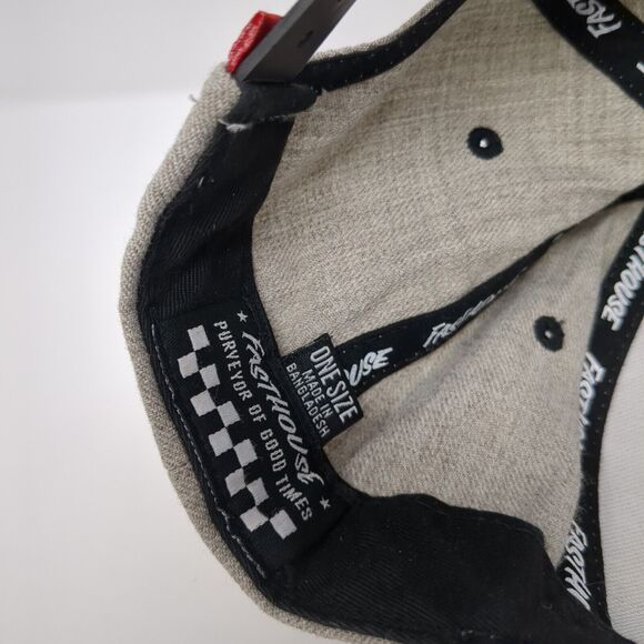 Fast House Speed Style Good Times Snapback Hat Gray OS Adjustable Embroidered - Picture 7 of 9